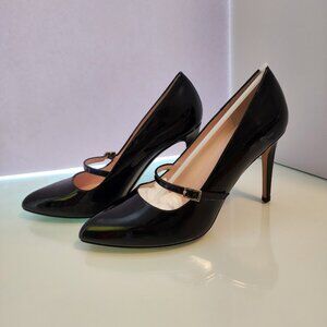 Kate Spade New York black leather pump Mary Janes